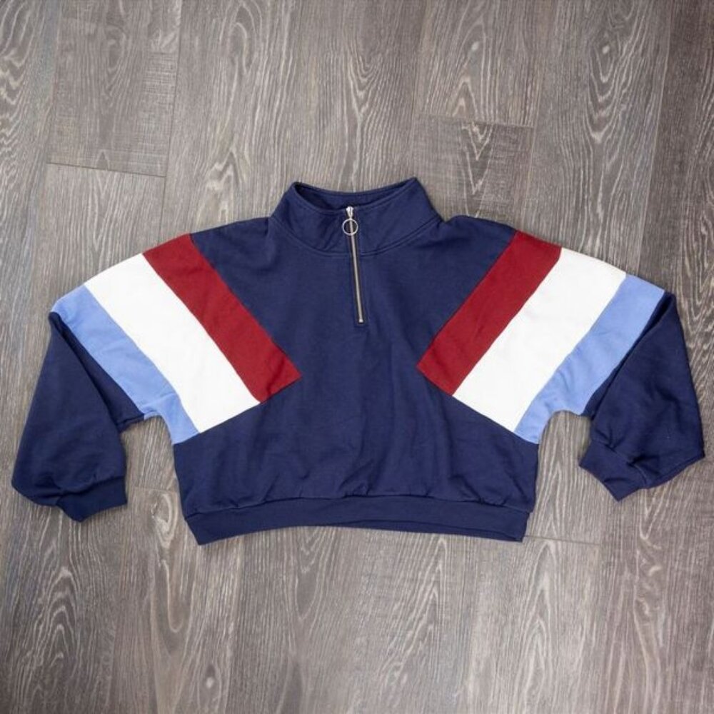 Divided Navy Sweatshirt Large